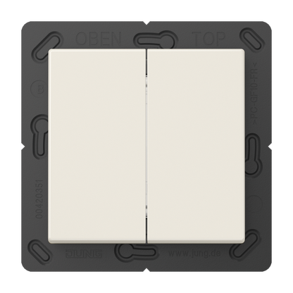 CJC Systems - Plaque version FLAT 2-4 boutons poussoir KNX