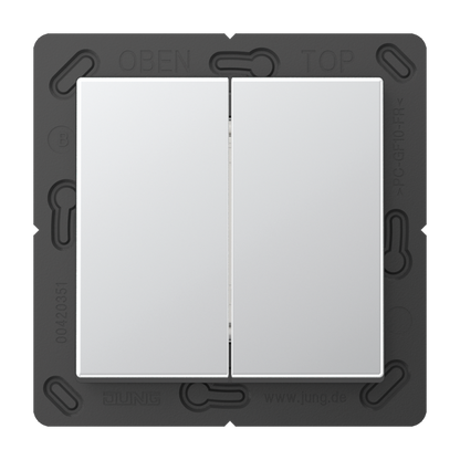 CJC Systems - Plaque version FLAT 2-4 boutons poussoir KNX