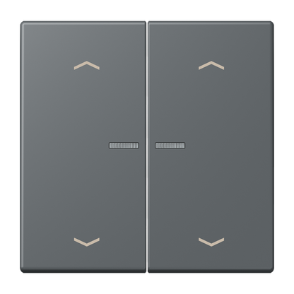 CJC Systems - Plaque version FLAT 4 boutons poussoir KNX