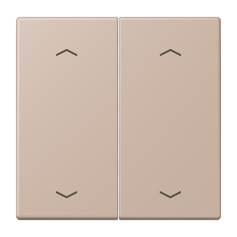 CJC Systems - Plaque version FLAT 5 boutons poussoir carré