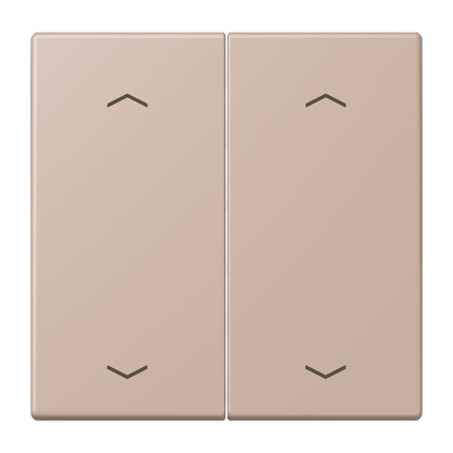 CJC Systems - Plaque version FLAT 5 boutons poussoir carré