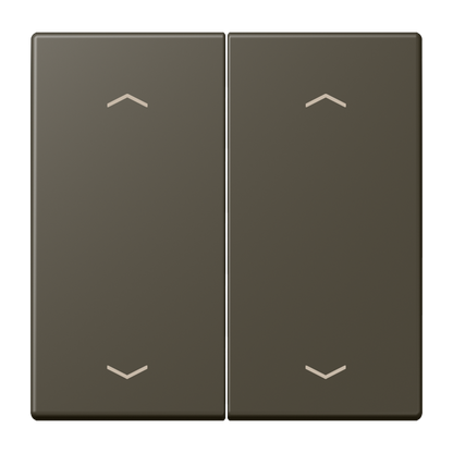 CJC Systems - Plaque version FLAT 5 boutons poussoir carré