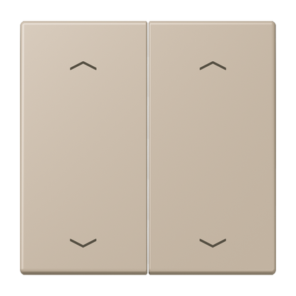 CJC Systems - Plaque version FLAT 5 boutons poussoir carré