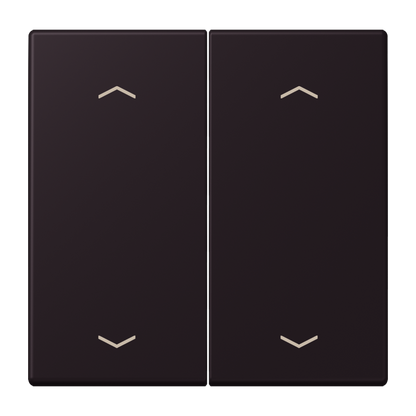 CJC Systems - Plaque version FLAT 5 boutons poussoir carré
