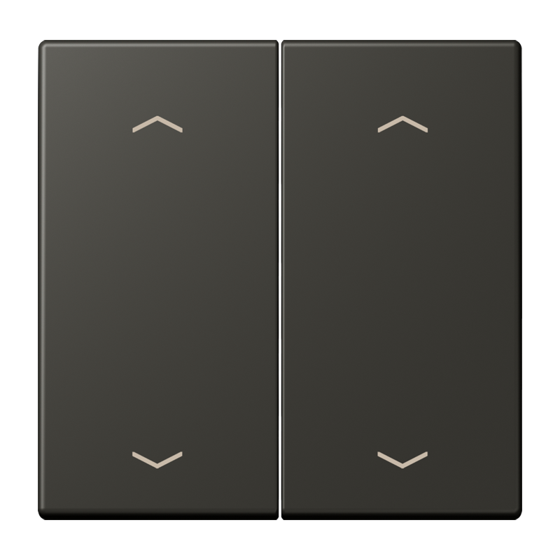 CJC Systems - Plaque version FLAT 5 boutons poussoir carré