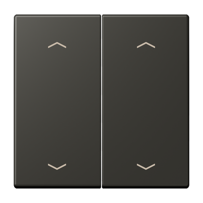 CJC Systems - Plaque version FLAT 5 boutons poussoir carré