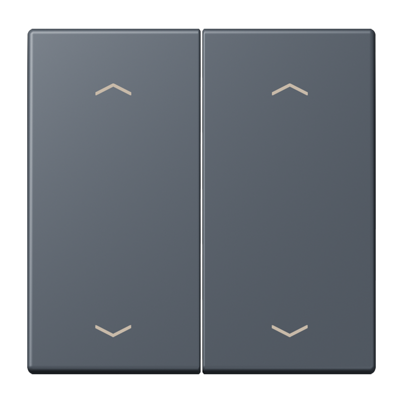 CJC Systems - Plaque version FLAT 5 boutons poussoir carré
