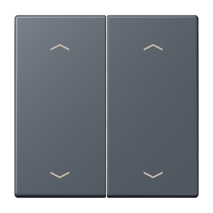 CJC Systems - Plaque version FLAT 5 boutons poussoir carré