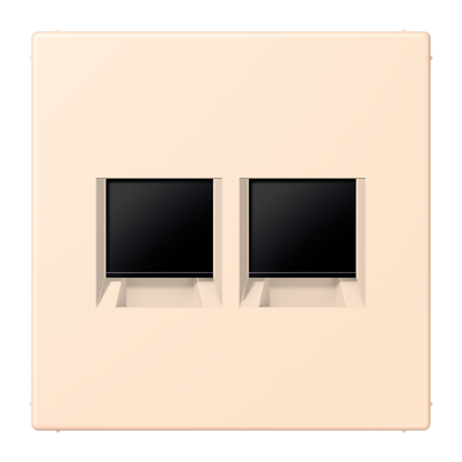 CJC Systems - Plaque version FLAT 8 boutons poussoir carré KNX