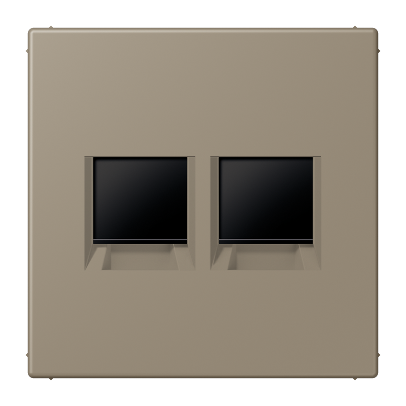 CJC Systems - Plaque version FLAT 8 boutons poussoir carré KNX