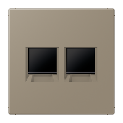 CJC Systems - Plaque version FLAT 8 boutons poussoir carré KNX