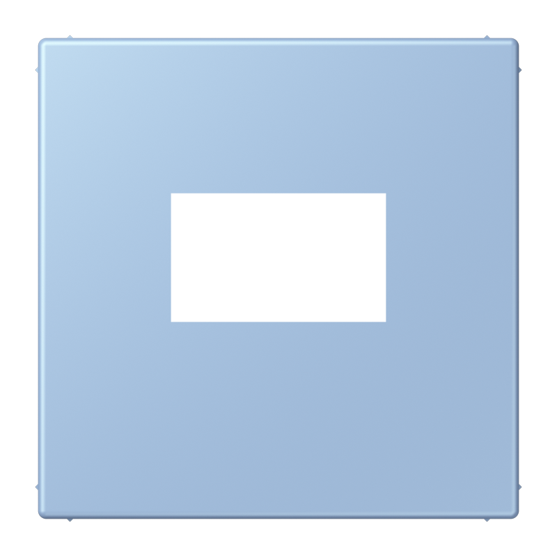 CJC Systems - Plaque version FLATL. 1 bouton poussoir KNX
