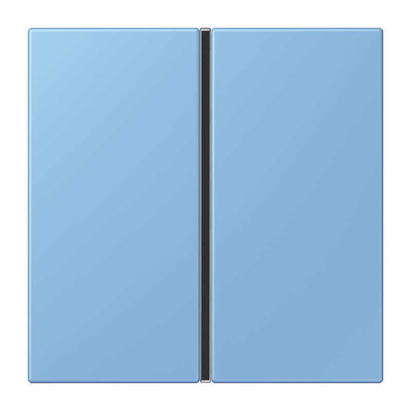 CJC Systems - Plaque version FLATL. CARRE 1 voie KNX