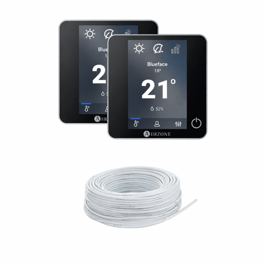 Airzone - Flexa 25 / Easyzone 25 - Pack de Thermostats Blueface Filaire