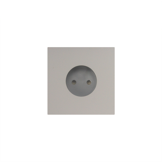 Tense - Cadre pour Mécanisme et Enjoliveur Rond 45 mm 6 mm, Type R - 1 Poste