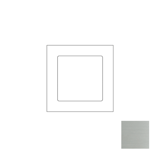 Tense - Cadre pour Mécanisme et Enjoliveur Carré 55 mm inserts - 1 Poste