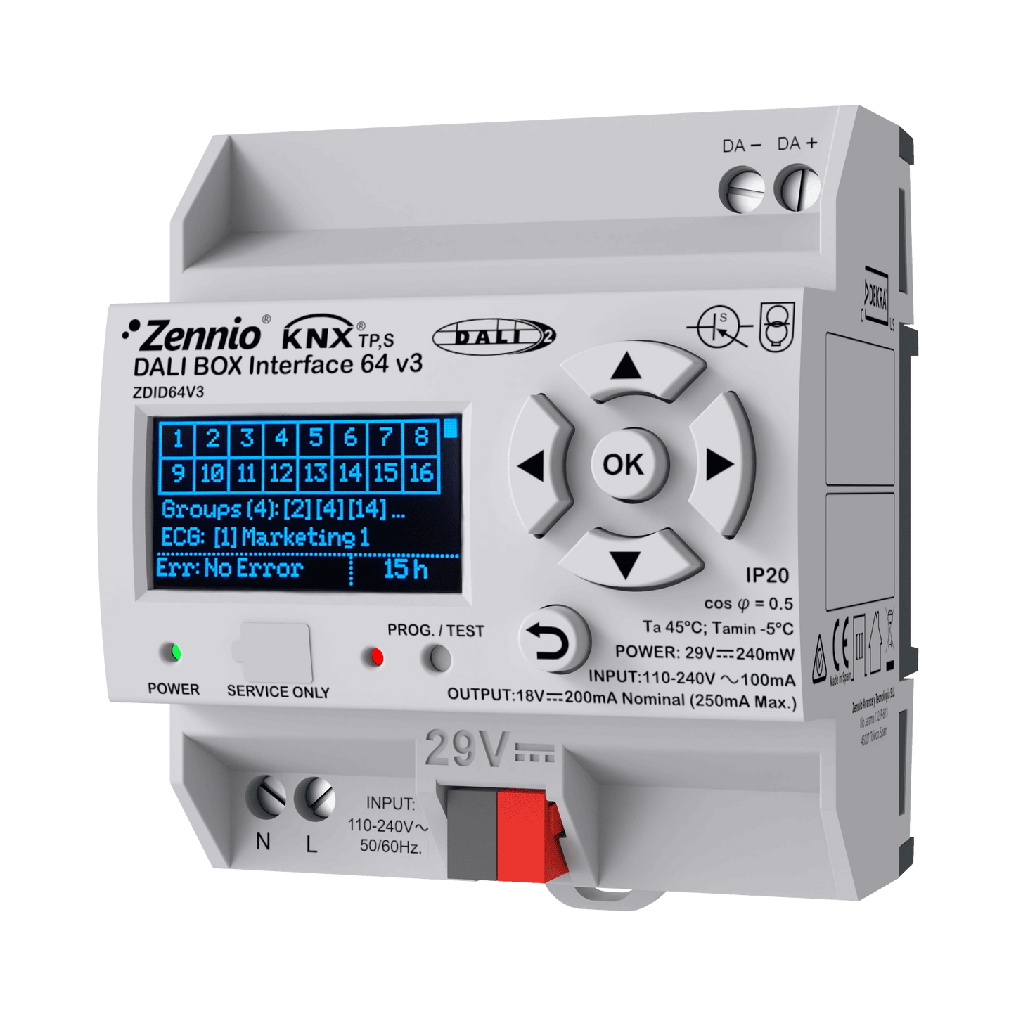Zennio - DALI BOX Interface 64 v3