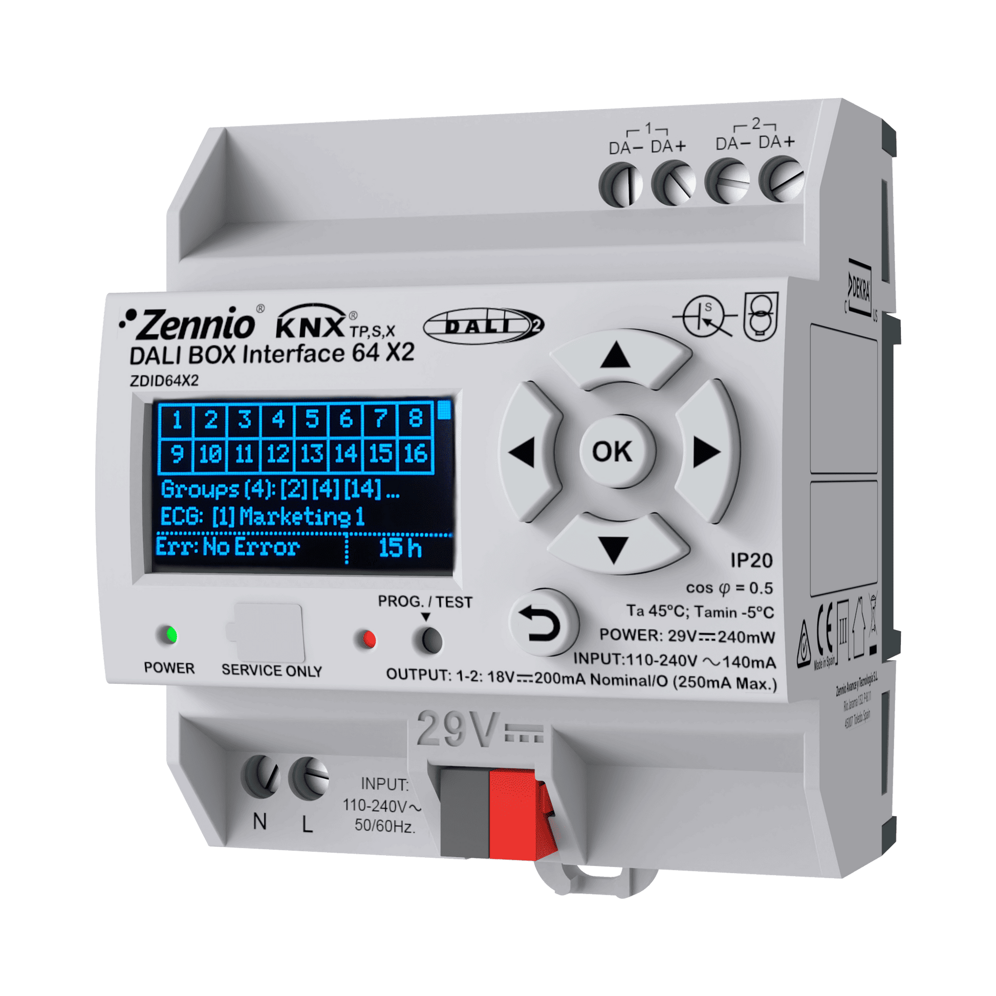 Zennio - DALI BOX Interface 64 X2