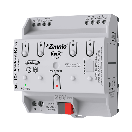 Zennio - DALI BOX Broadcast v2