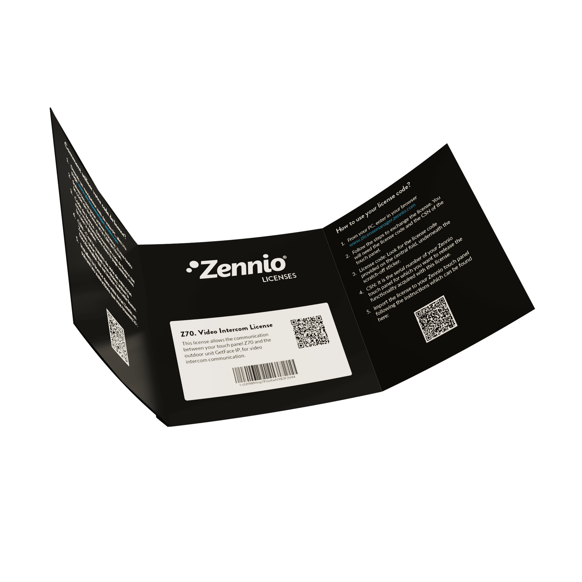 Zennio - GetFace IP - Licences