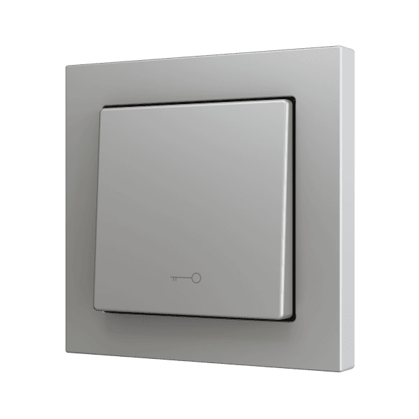 Zennio - ZS55 - Bouton Poussoir Soft - Simple - 1 Entrée - Clef