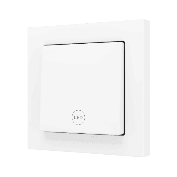 Zennio - ZS55 - Bouton Poussoir Soft - Simple - 1 Entrée