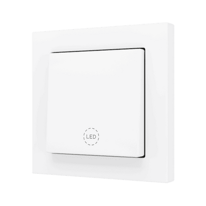 Zennio - ZS55 - Bouton Poussoir Soft - Simple - 1 Entrée