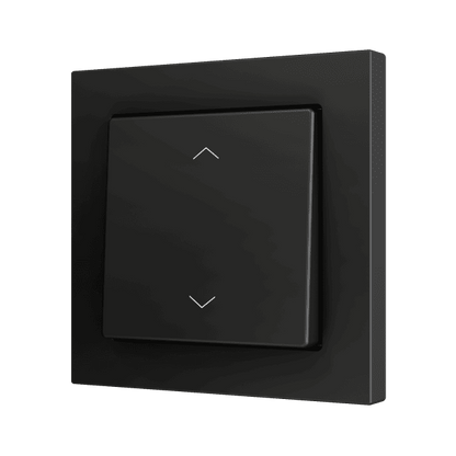 Zennio - ZS55 - Bouton Poussoir Soft - Simple - 2 Entrées - Volet
