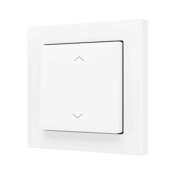Zennio - ZS55 - Bouton Poussoir Soft - Simple - 2 Entrées - Volet