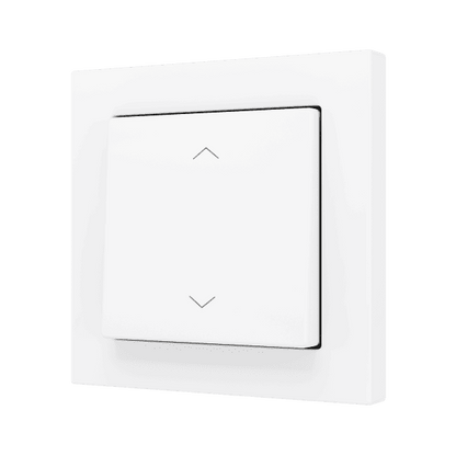 Zennio - ZS55 - Bouton Poussoir Soft - Simple - 2 Entrées - Volet