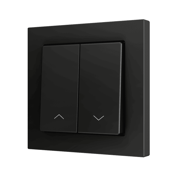 Zennio - ZS55 - Bouton Poussoir Soft - Double - 2 Entrées - Volet