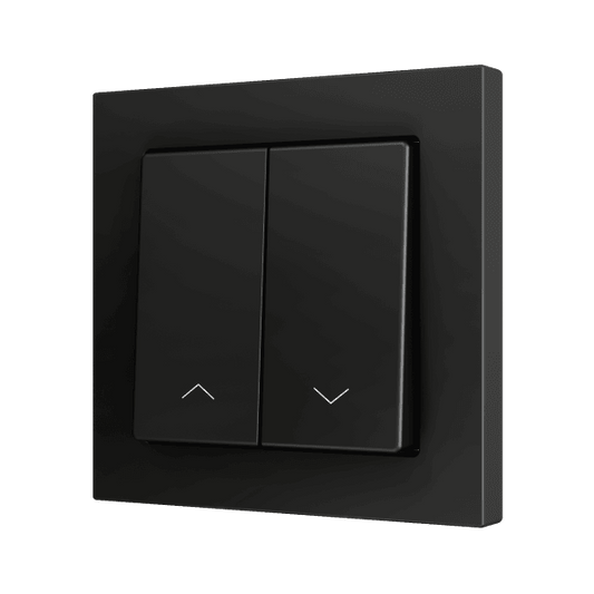 Zennio - ZS55 - Bouton Poussoir Soft - Double - 2 Entrées - Volet