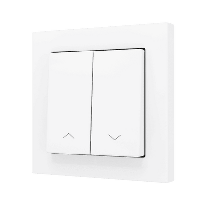 Zennio - ZS55 - Bouton Poussoir Soft - Double - 2 Entrées - Volet