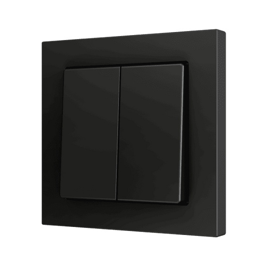 Zennio - ZS55 - Bouton Poussoir Soft - Double - 4 Entrées