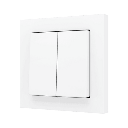 Zennio - ZS55 - Bouton Poussoir Soft - Double - 4 Entrées