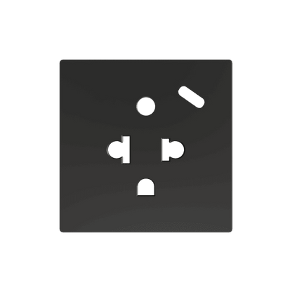 Zennio - ZS55 - Cache pour Prise EU/USA avec USB C