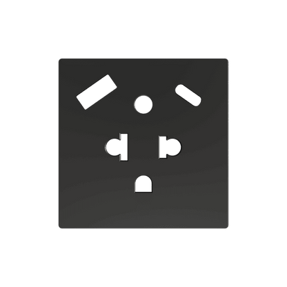Zennio - ZS55 - Cache pour Prise EU/USA avec USB C + A