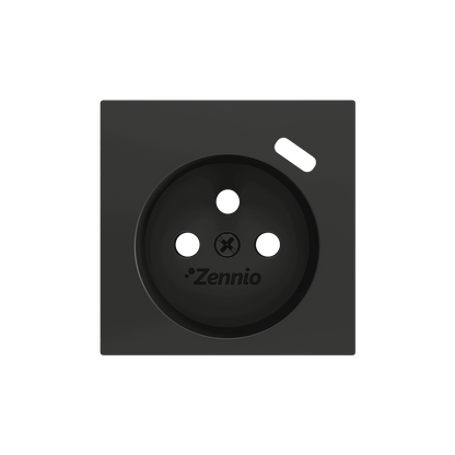Zennio - ZS55 - Cache pour Prise FR avec USB C