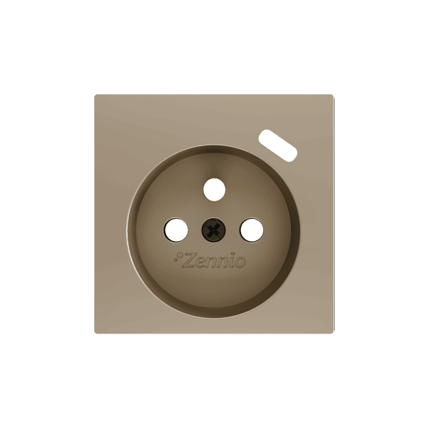 Zennio - ZS55 - Cache pour Prise FR avec USB C