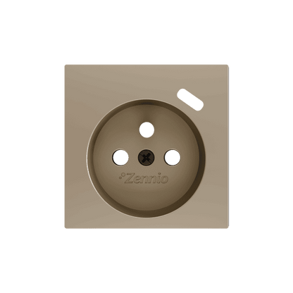 Zennio - ZS55 - Cache pour Prise FR avec USB C