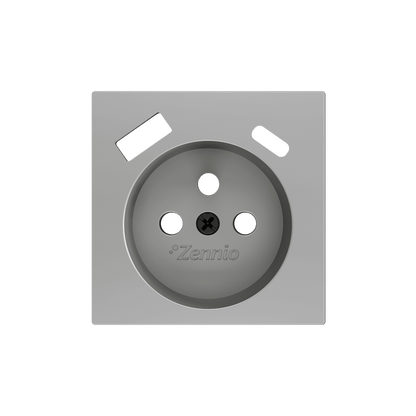 Zennio - ZS55 - Cache pour Prise FR avec USB C + A