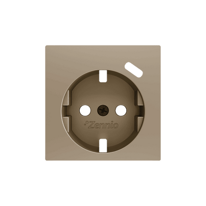 Zennio - ZS55 - Cache pour Prise Schuko avec USB C