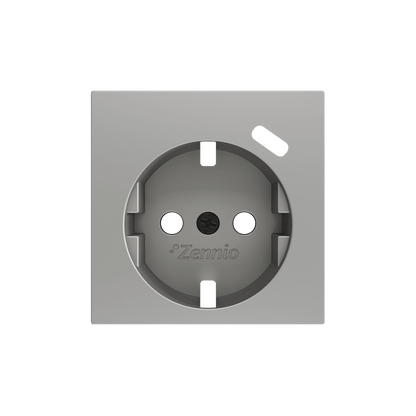 Zennio - ZS55 - Cache pour Prise Schuko avec USB C