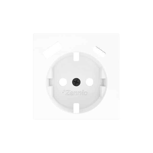 Zennio - ZS55 - Cache pour Prise Schuko avec USB C + A