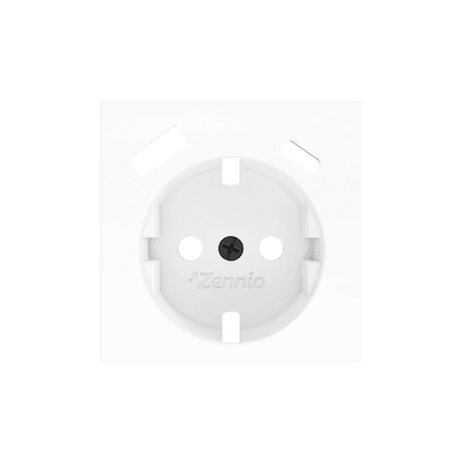 Zennio - ZS55 - Cache pour Prise Schuko avec USB C + A