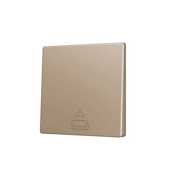 Zennio - ZS55 KNX - Cache pour Bouton Poussoir Soft - Simple