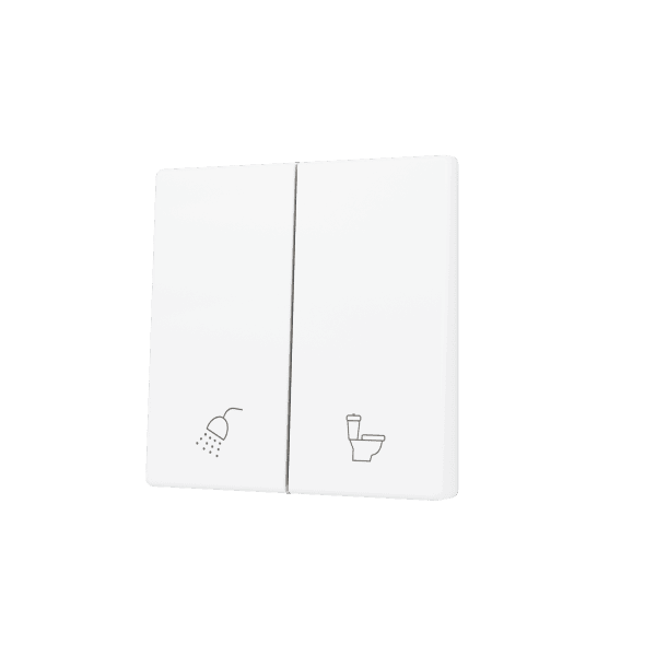 Zennio - ZS55 KNX - Cache pour Bouton Poussoir Soft - Double