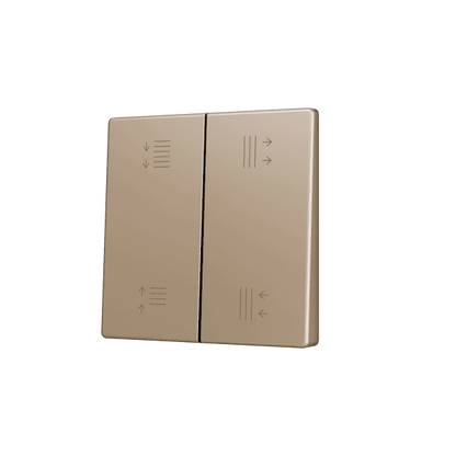 Zennio - ZS55 KNX - Cache pour Bouton Poussoir Soft - Double