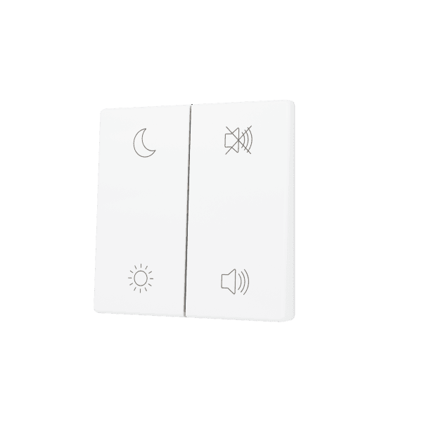 Zennio - ZS55 KNX - Cache pour Bouton Poussoir Soft - Double