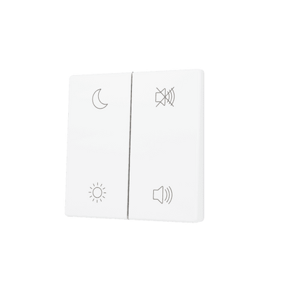 Zennio - ZS55 KNX - Cache pour Bouton Poussoir Soft - Double